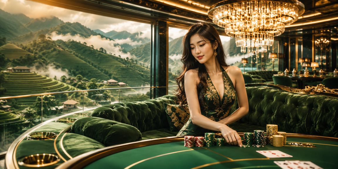 Người chơi baccarat tại Sapa trong không gian casino hiện đại pha trộn văn hóa vùng cao